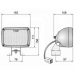 Фара рабочая LPR7.33900 (две лампы)